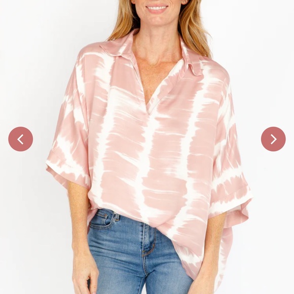 Sofia Maria Silk Top One Size - Picture 5 of 7